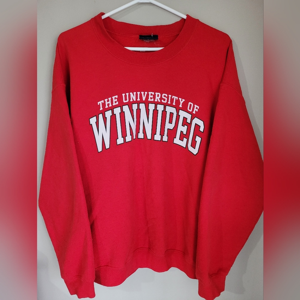 Womens Red University of Winnipeg Sweatshirt